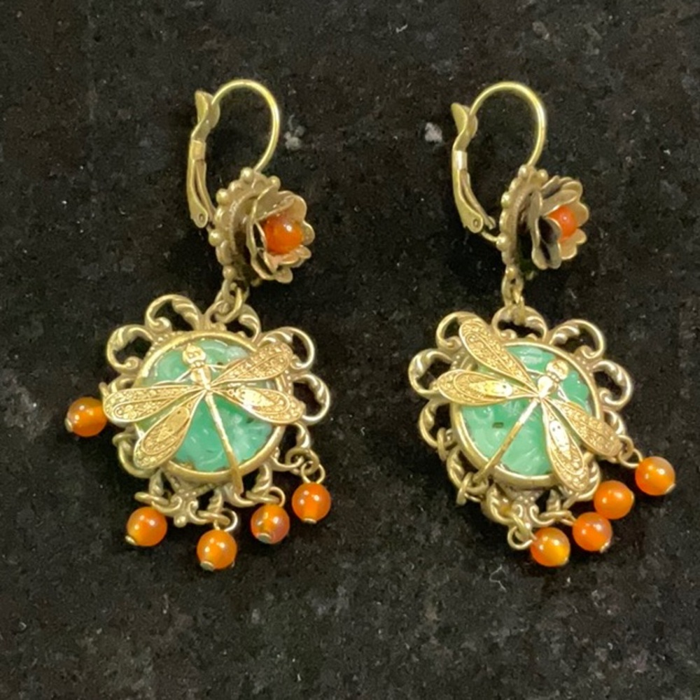 Dragonfly earrings